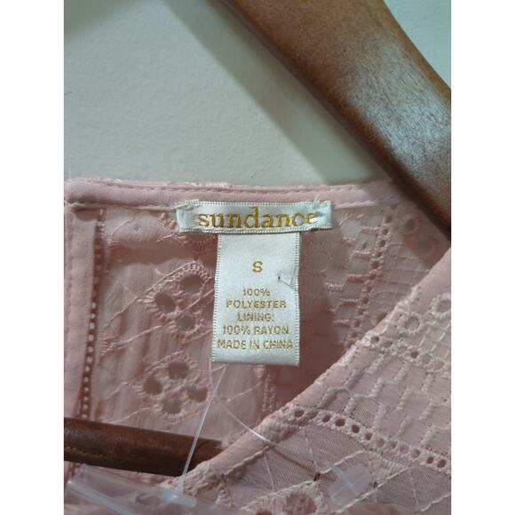 NEW Sundance Lucille Pink Lace Dress - Picture 4 of 4